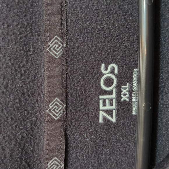 Zelos Men's Black Hoodie w/Kangaroo Pocket Size XXL - Picture 2 of 5